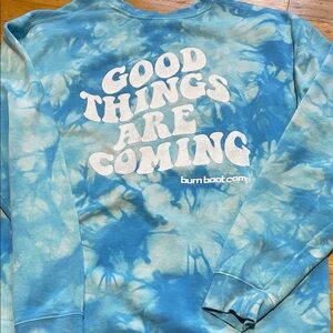 Women's Blue Tie-Dye Sweatshirt
